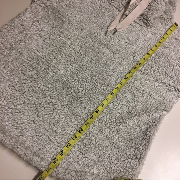 Maurices Sherpa Pullover Cowl Neck Oatmeal Gray Size XXL - Picture 8 of 8